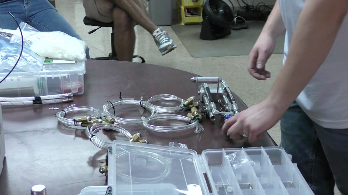 MixMaster Pro rebuild kit parts laid out