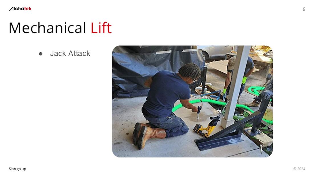 Jack Attack mechanical lift