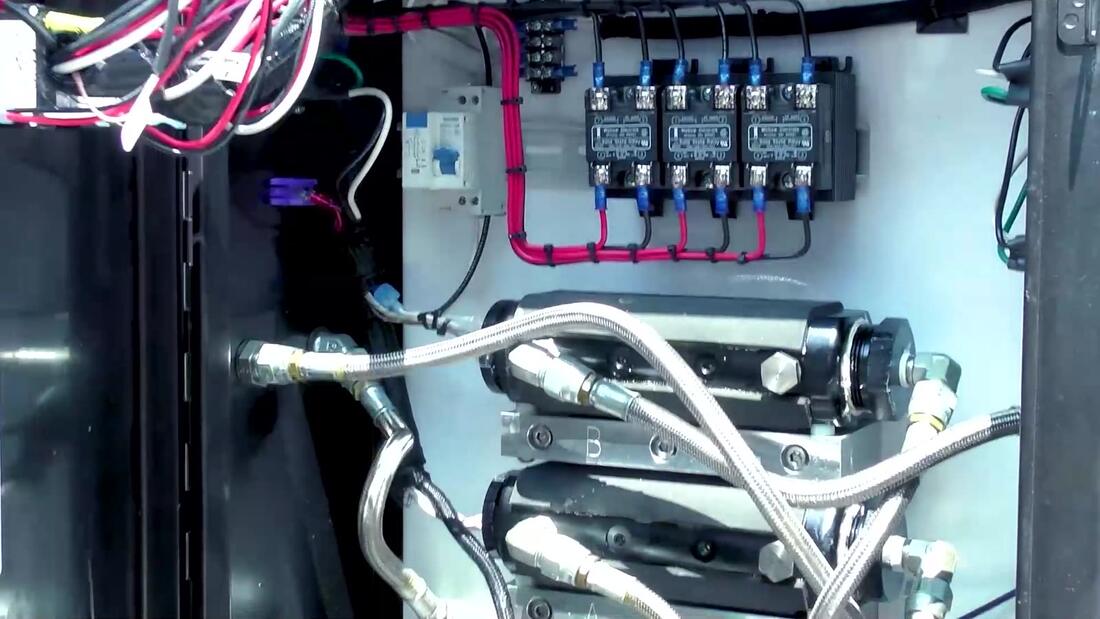 Cabinet relays and wiring
