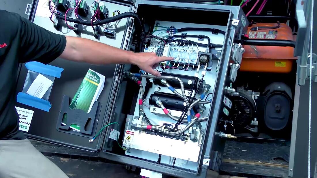 New cabinet with Auto Lube system