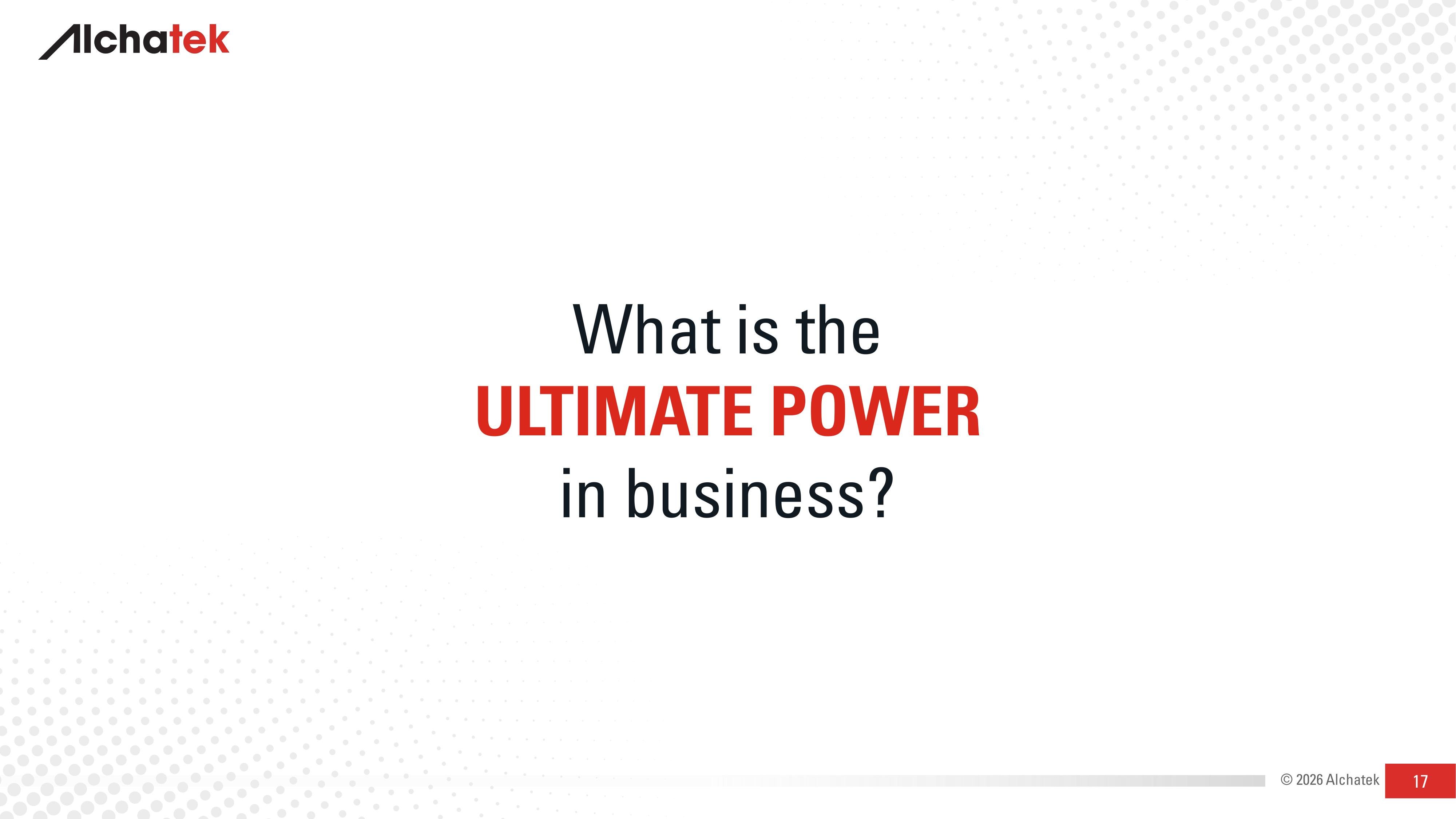 What is the Ultimate Power?