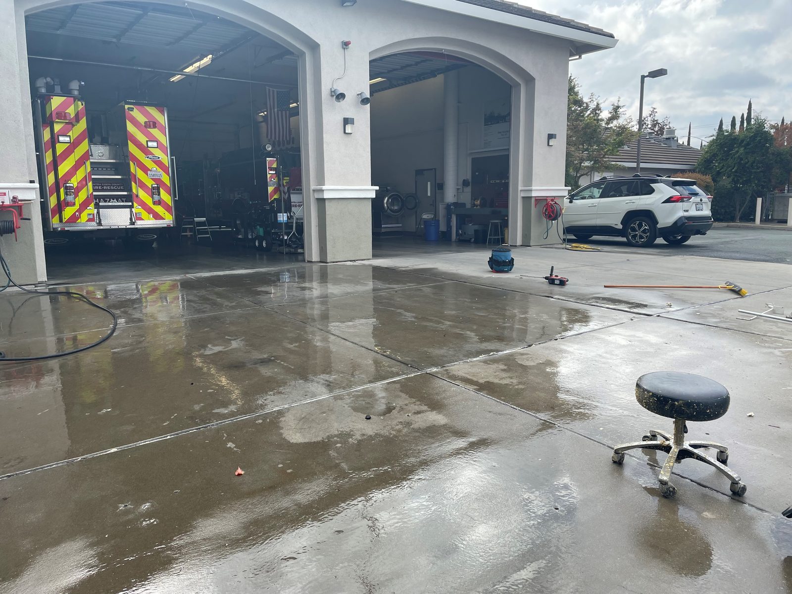Fire station project site